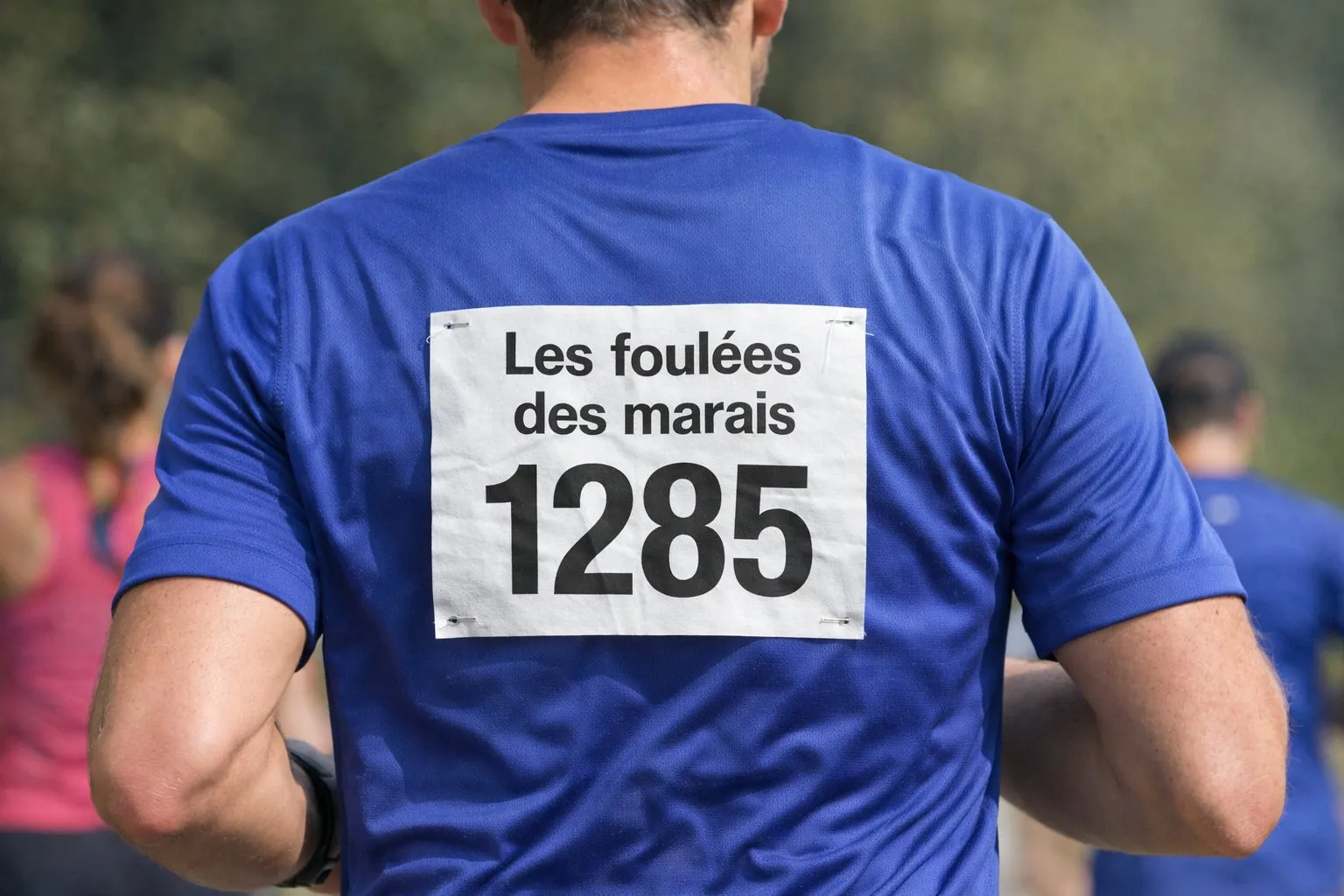 Dossard Les Foulées des Marais — impression données variables