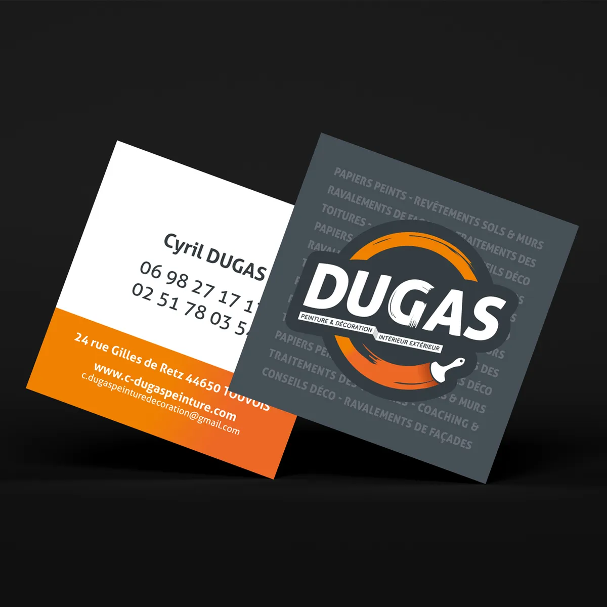 Cartes de visite Dugas